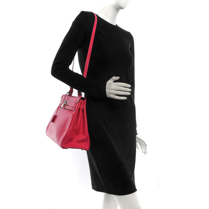 Hermes Epsom Candy Kelly Retourne 35 Rose Tyrien Rubis 2 of 38