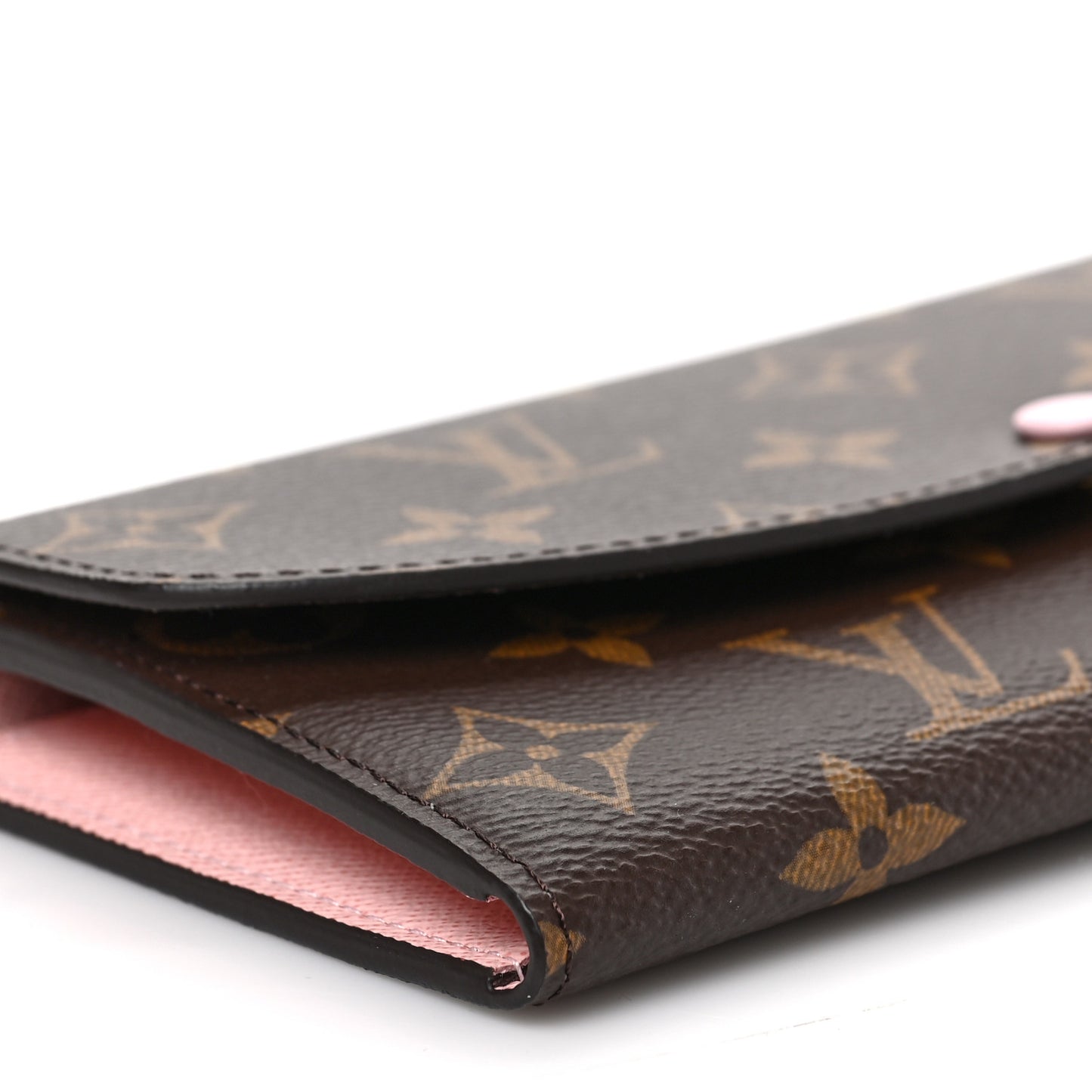 Monogram Emilie Wallet Rose Ballerine