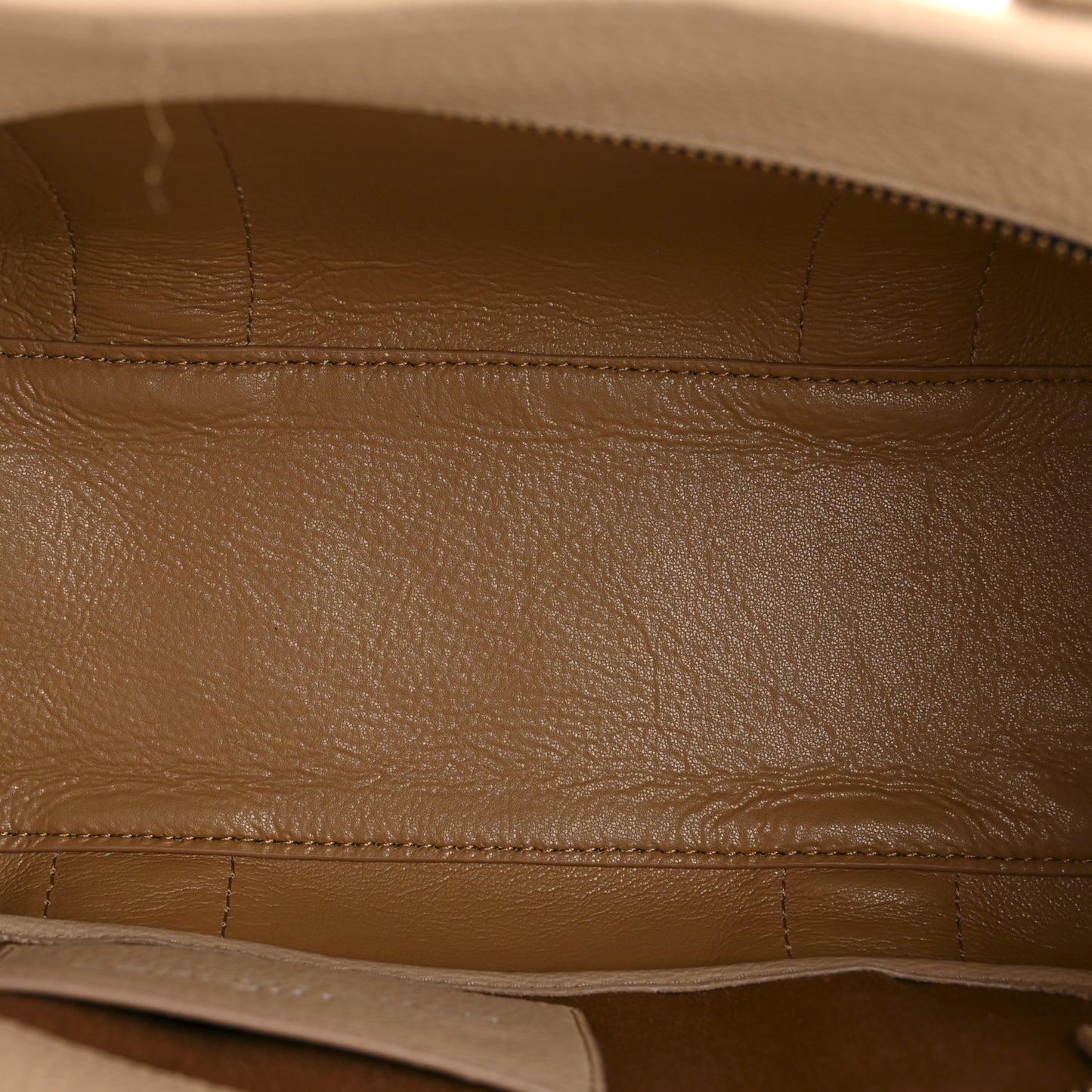 Grained Calfskin Small The Tote Bag Cotton Twine