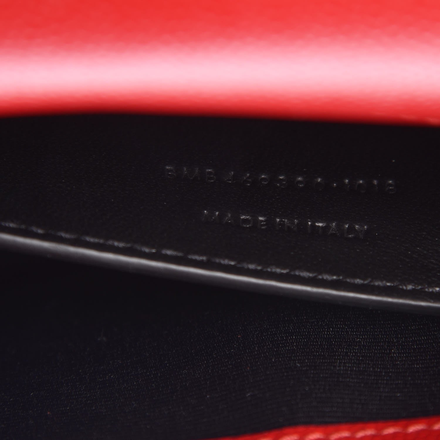 Saint Laurent Grain De Poudre Small Monogram Kate Satchel Bandana Red 7 of 7