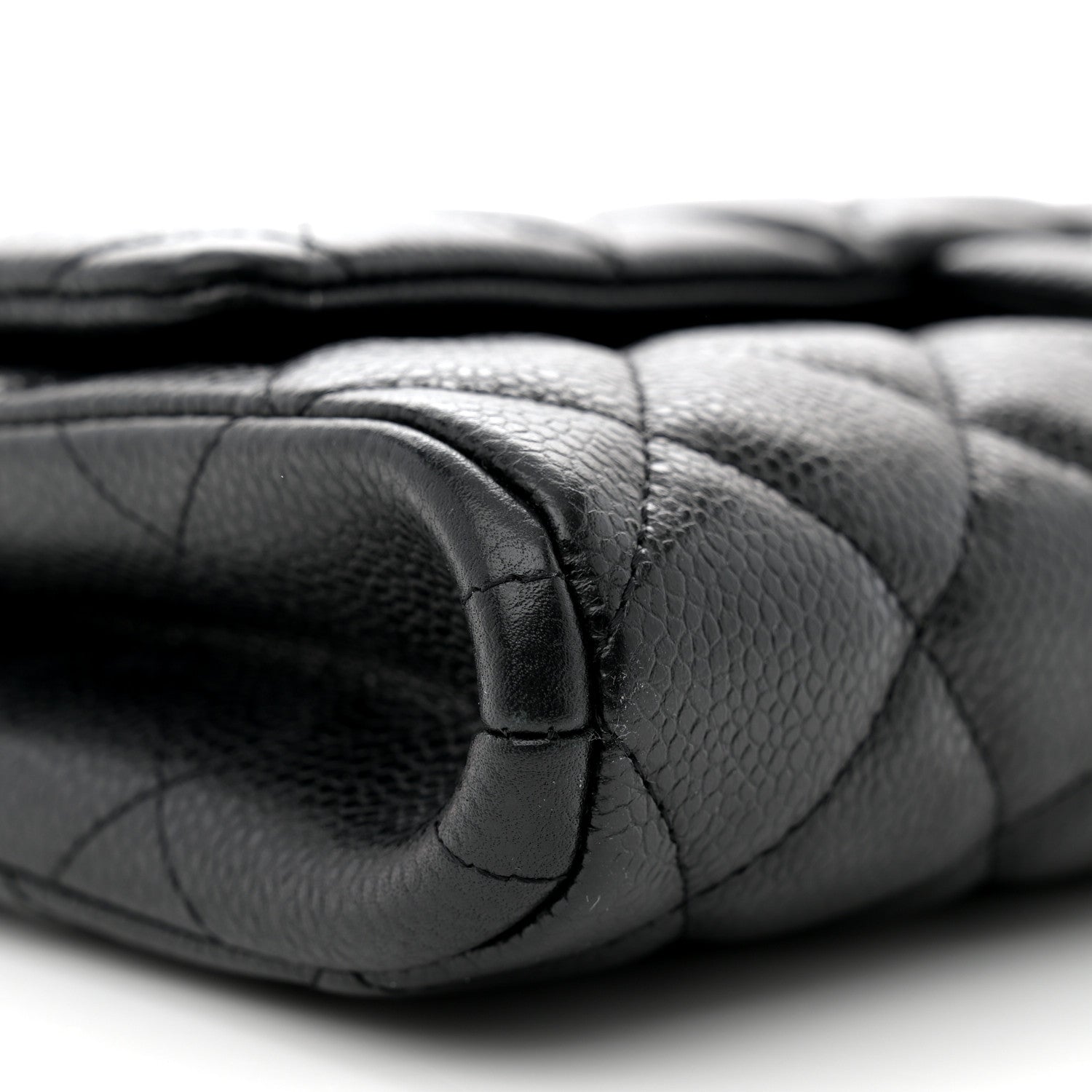 Chanel Caviar Quilted Clutch With Chain Flap Black 9 of 11
