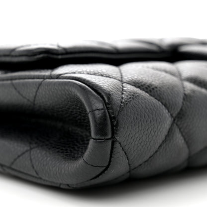 Chanel Caviar Quilted Clutch With Chain Flap Black 9 of 11