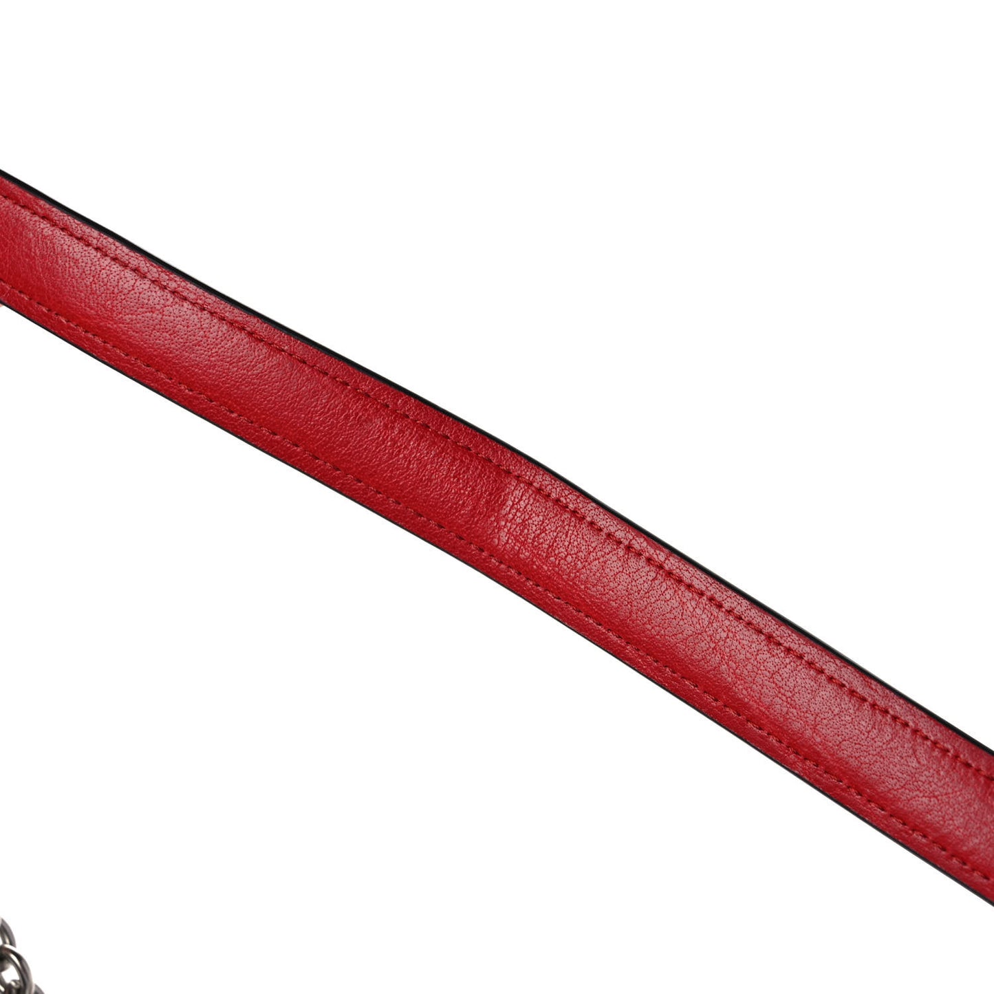 Shiny Buffalo Quilted Mini Darley Shoulder Bag Red