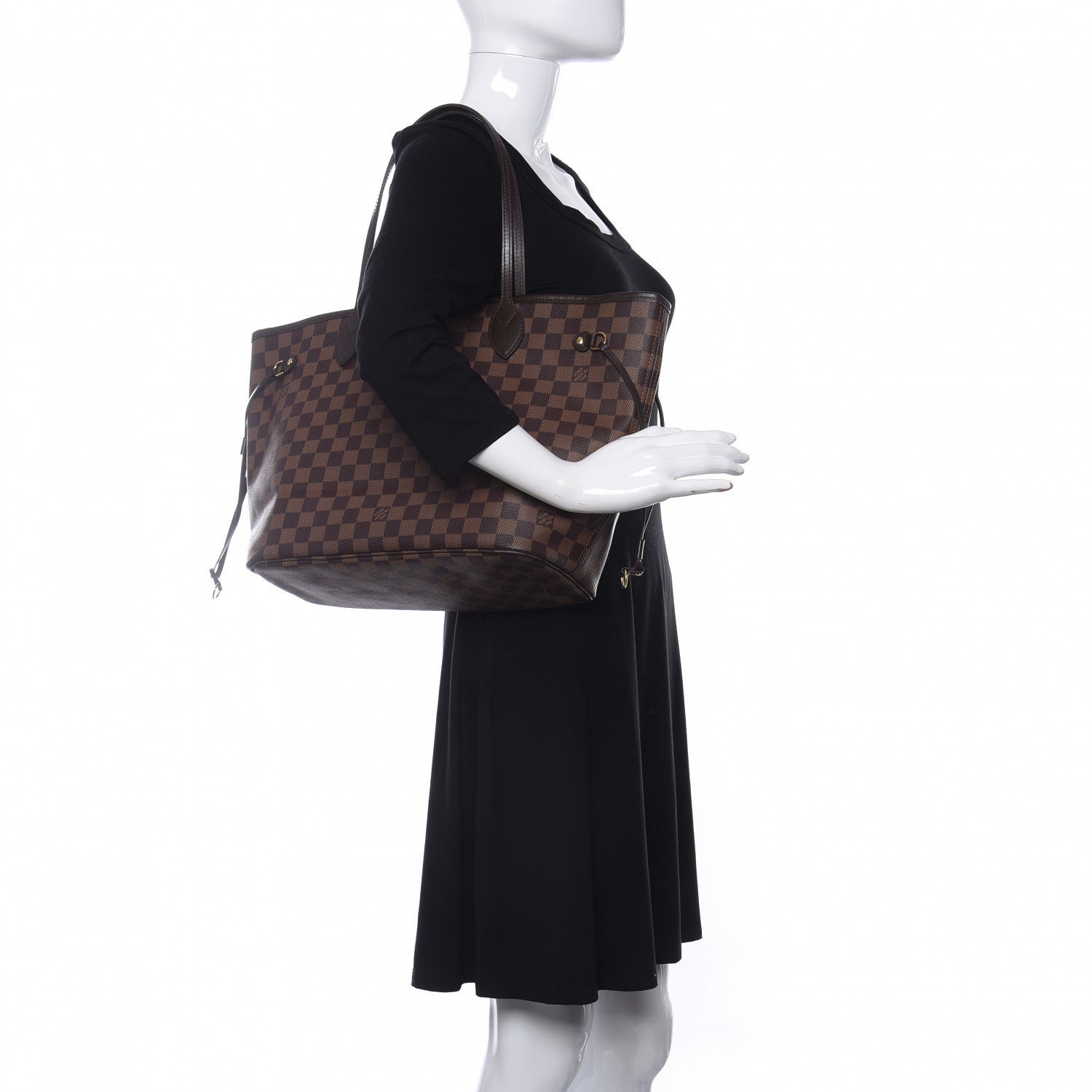 Louis Vuitton Damier Ebene Neo Neverfull MM 2 of 16