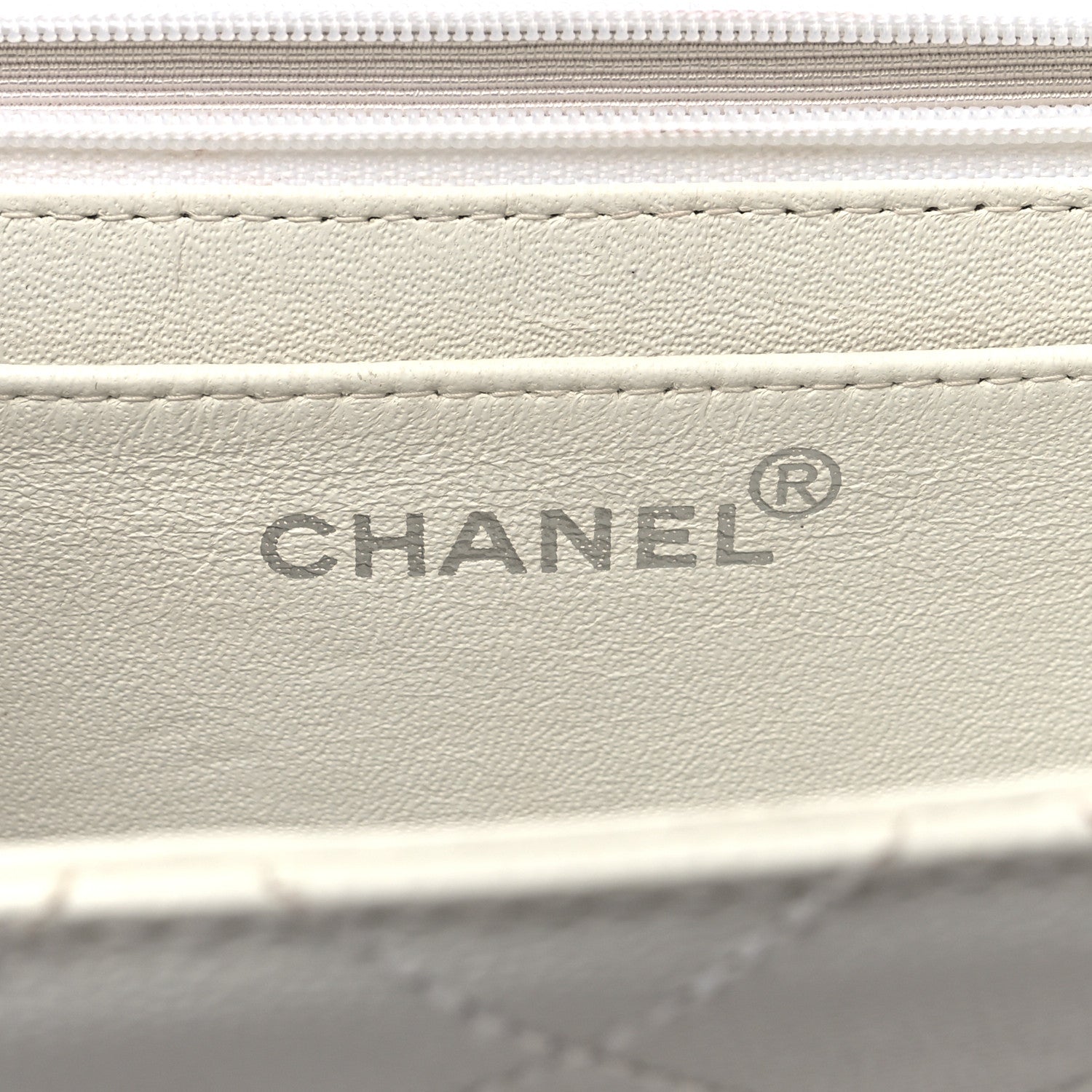 Chanel Caviar Quilted Envelope Flap White 6 of 13
