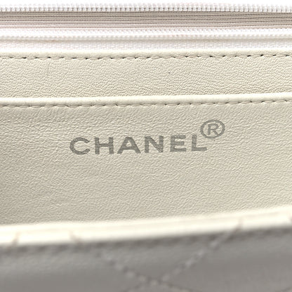 Chanel Caviar Quilted Envelope Flap White 6 of 13