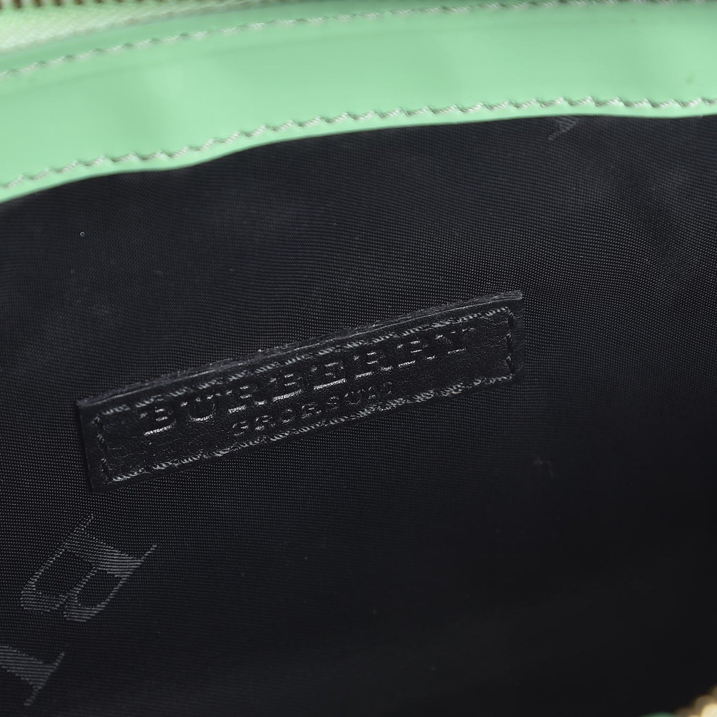 Patent Bridle Calfskin Parmoor Clutch Bag Green