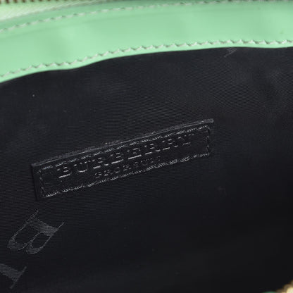 Burberry Patent Bridle Calfskin Parmoor Clutch Bag Green 6 of 8
