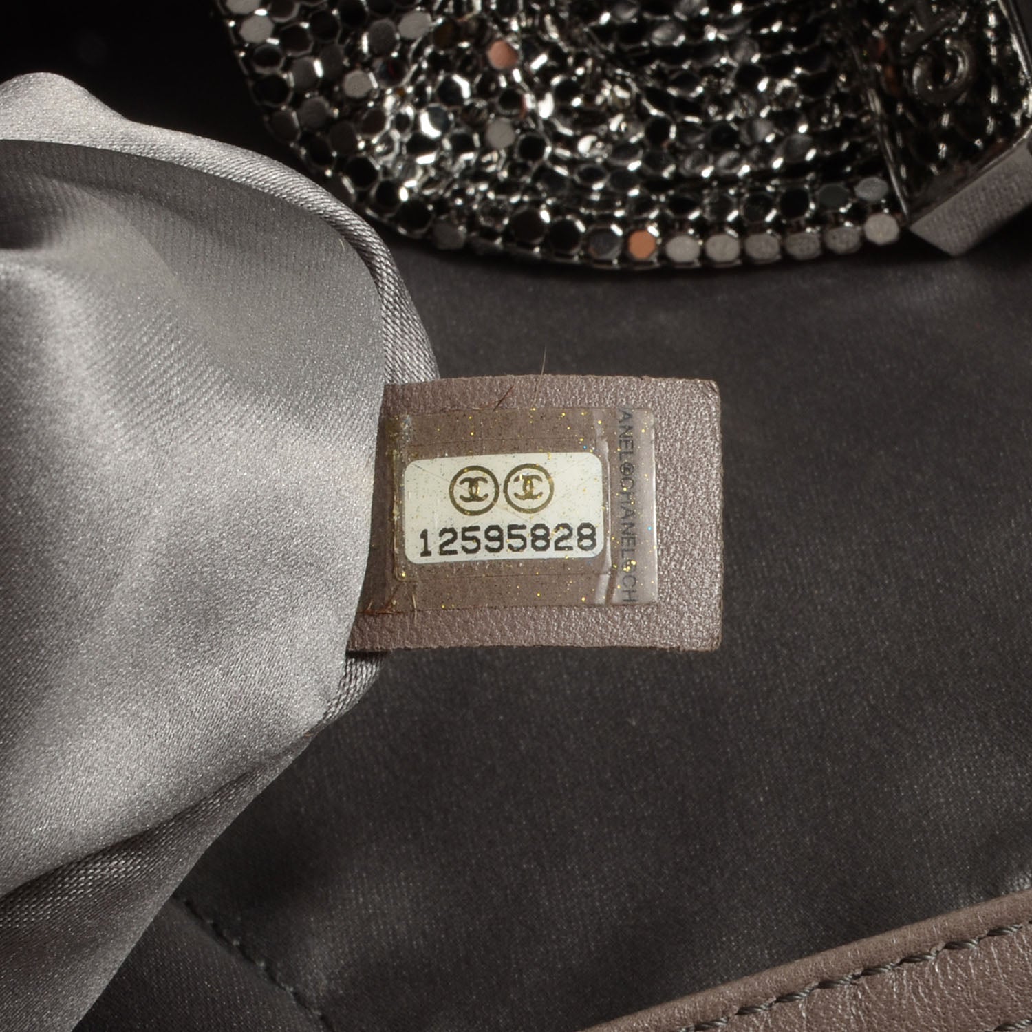 Chanel Lambskin Large Chain Mail Hobo Black 7 of 7