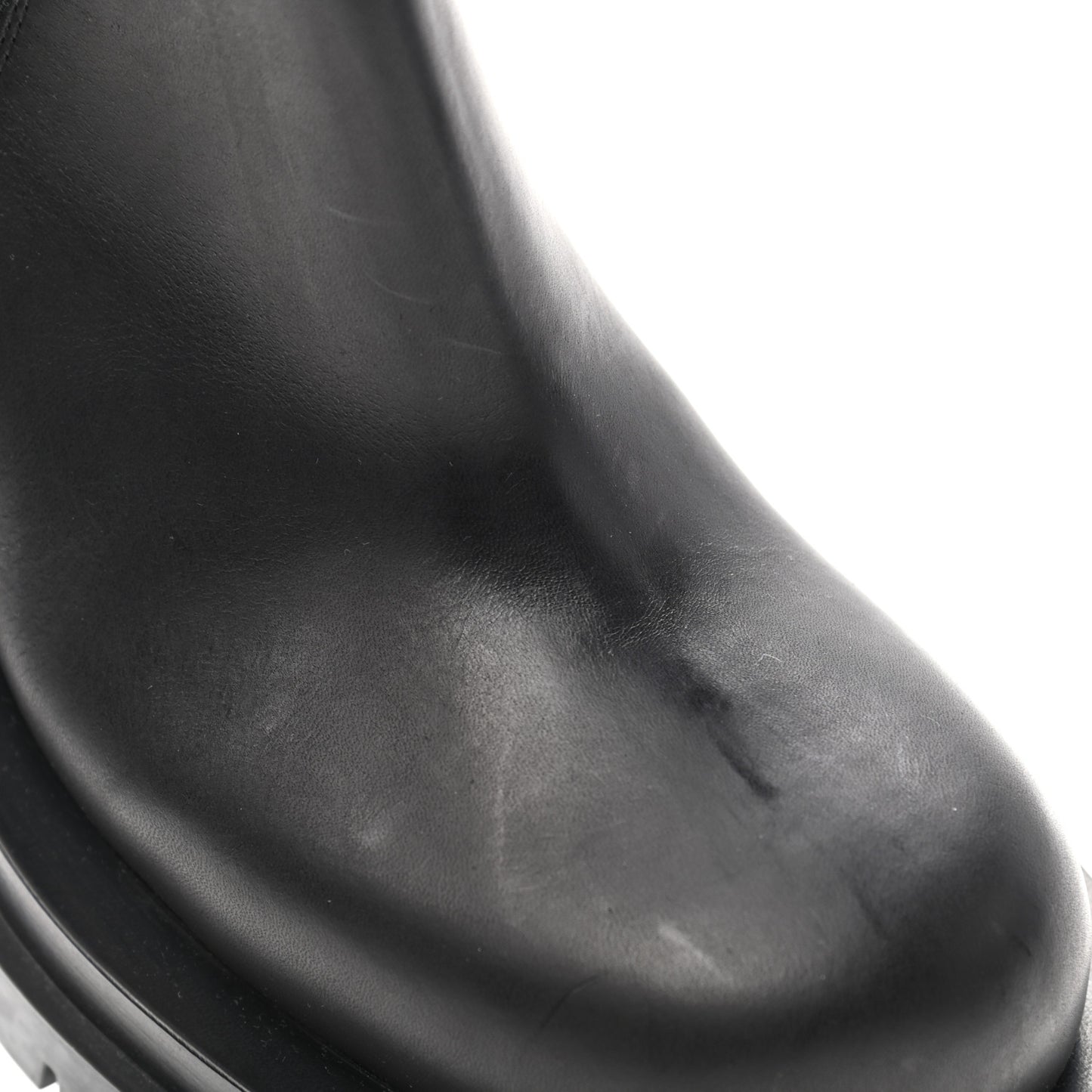 Calfskin The Lug Chelsea 30/70mm Ankle Boots 38.5 Black