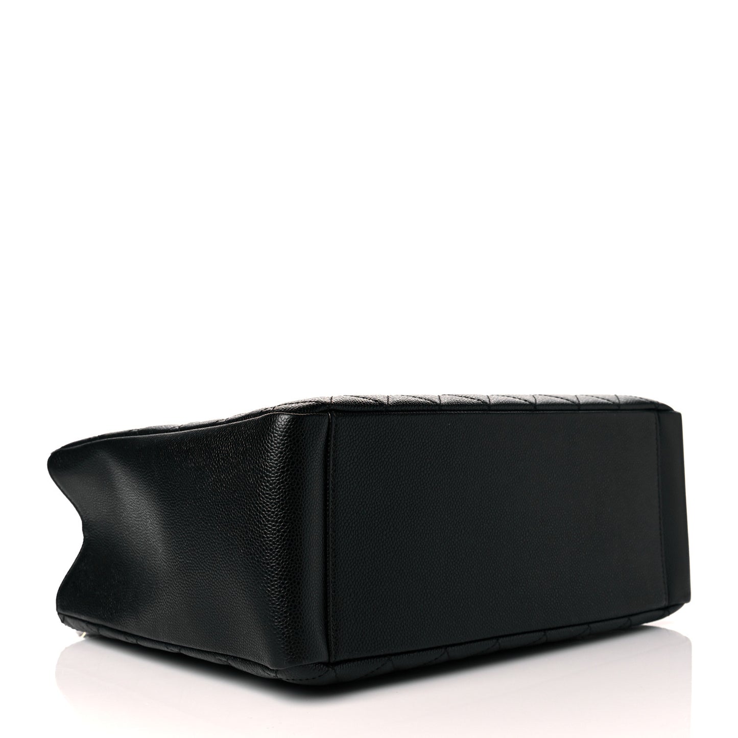 Caviar Quilted Grand Shopping Tote GST Black