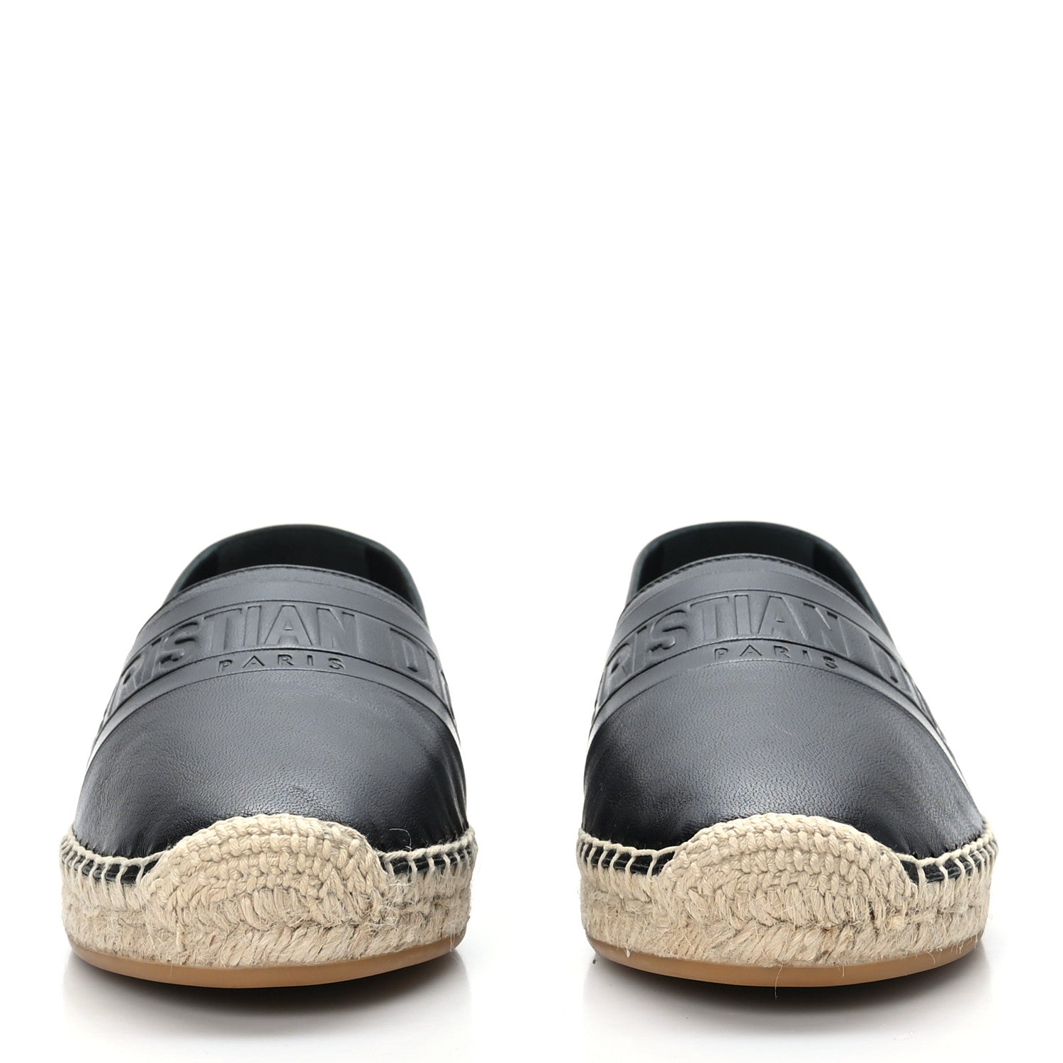 Christian Dior Lambskin Granville Espadrilles 36 Black 2 of 8