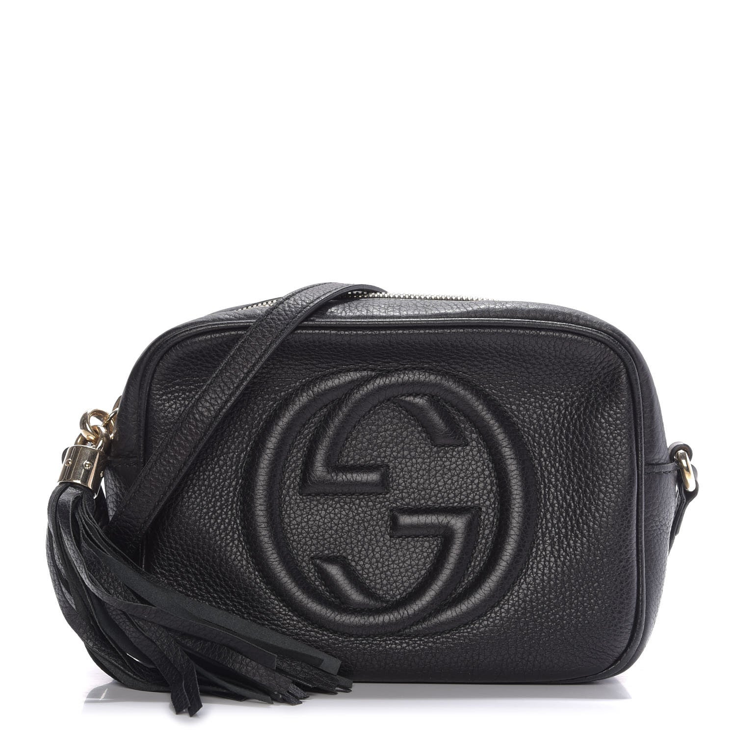 Gucci Pebbled Calfskin Small Soho Disco Bag Black 1 of 13