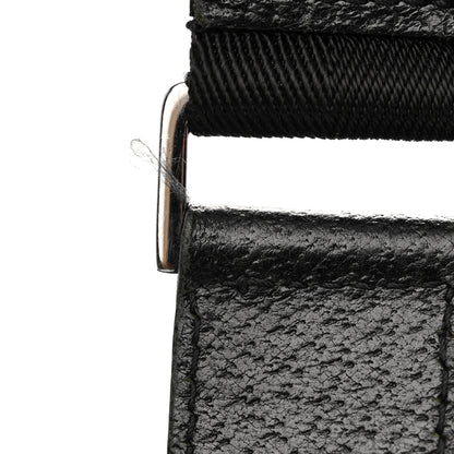 Gucci Monogram Flat Messenger Bag Black 10 of 11
