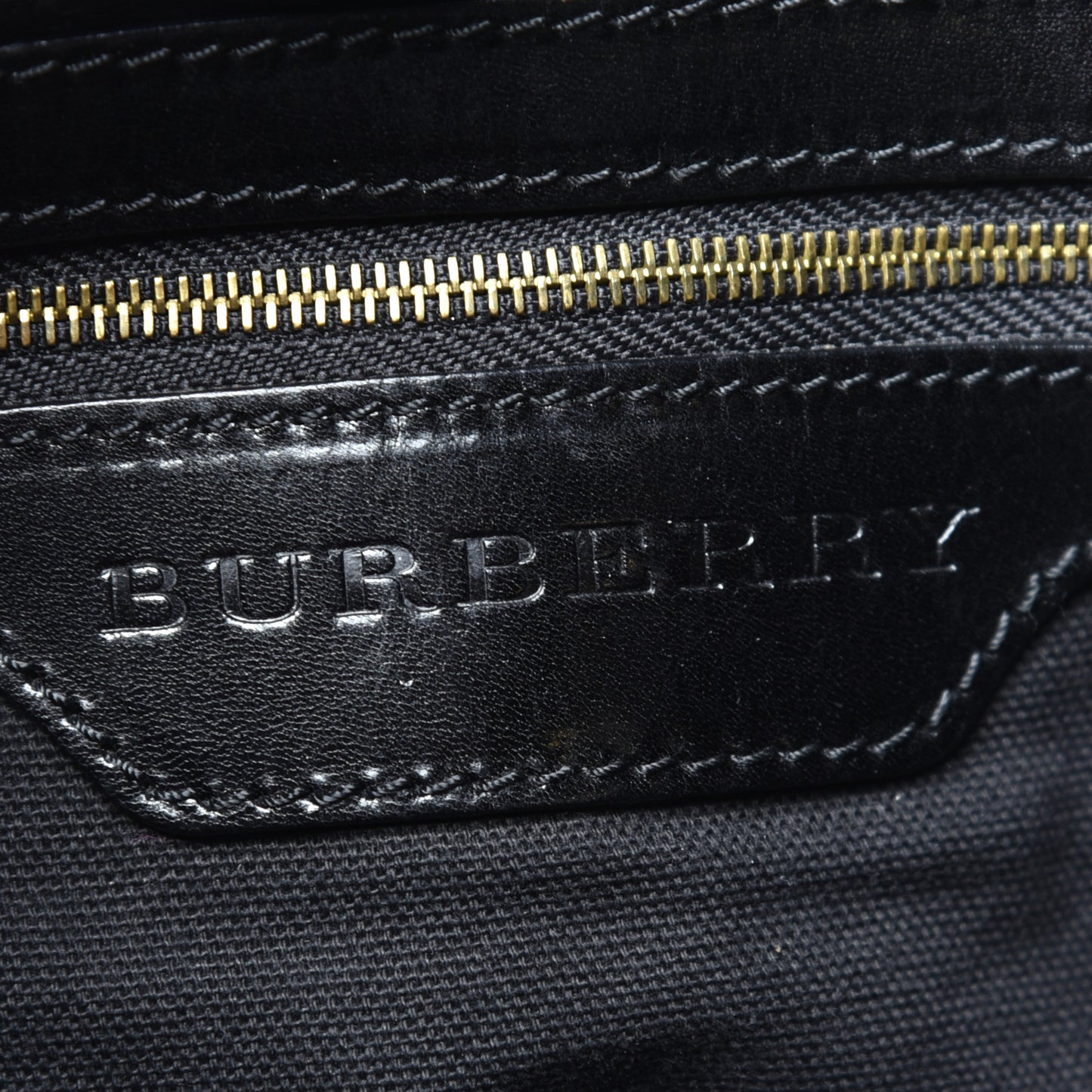 House Check Bridle Calfskin Medium Gosford Hobo Black