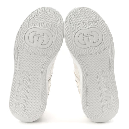 Gucci Calfskin GG Tennis Embossed Perforated Womens Platform 55mm Sneakers 36 Great White 6 of 9