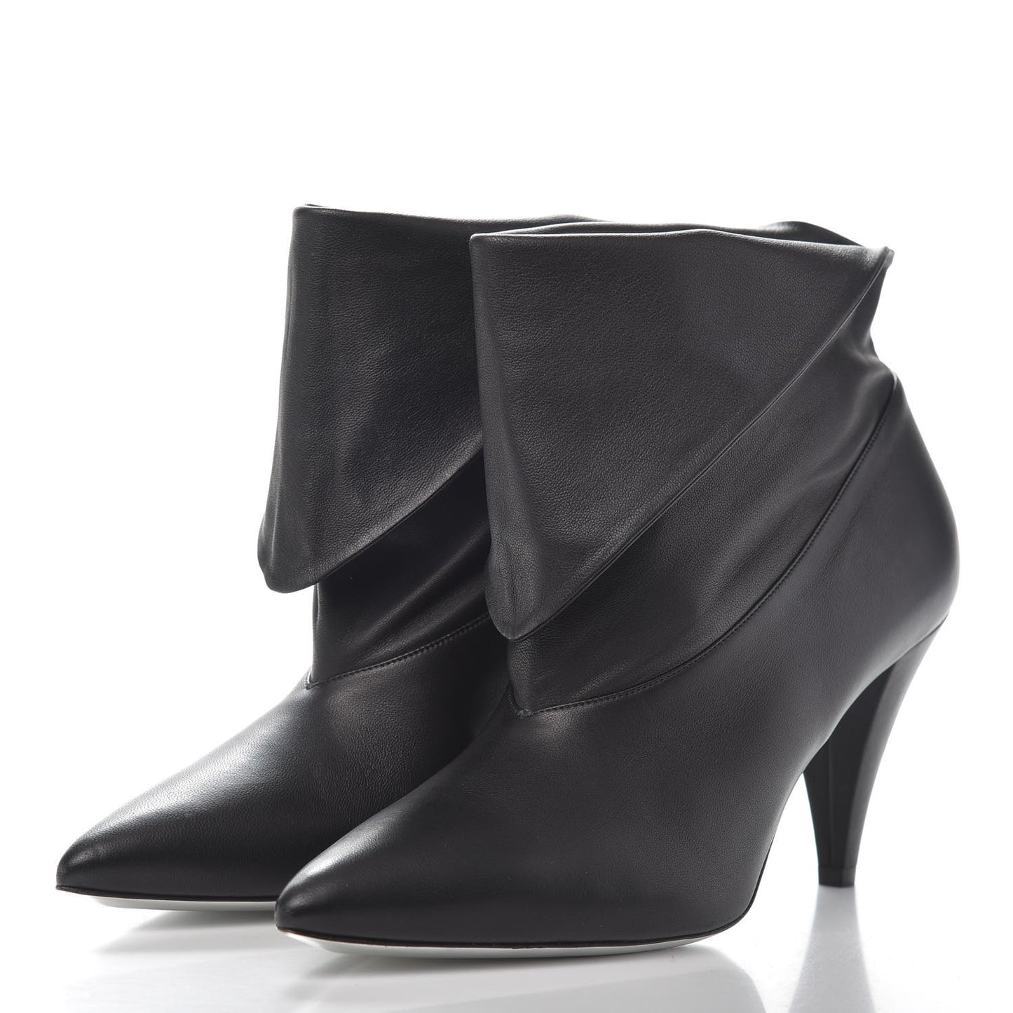 Lambskin Bottine Show 80 Ankle Bootie 40 Black