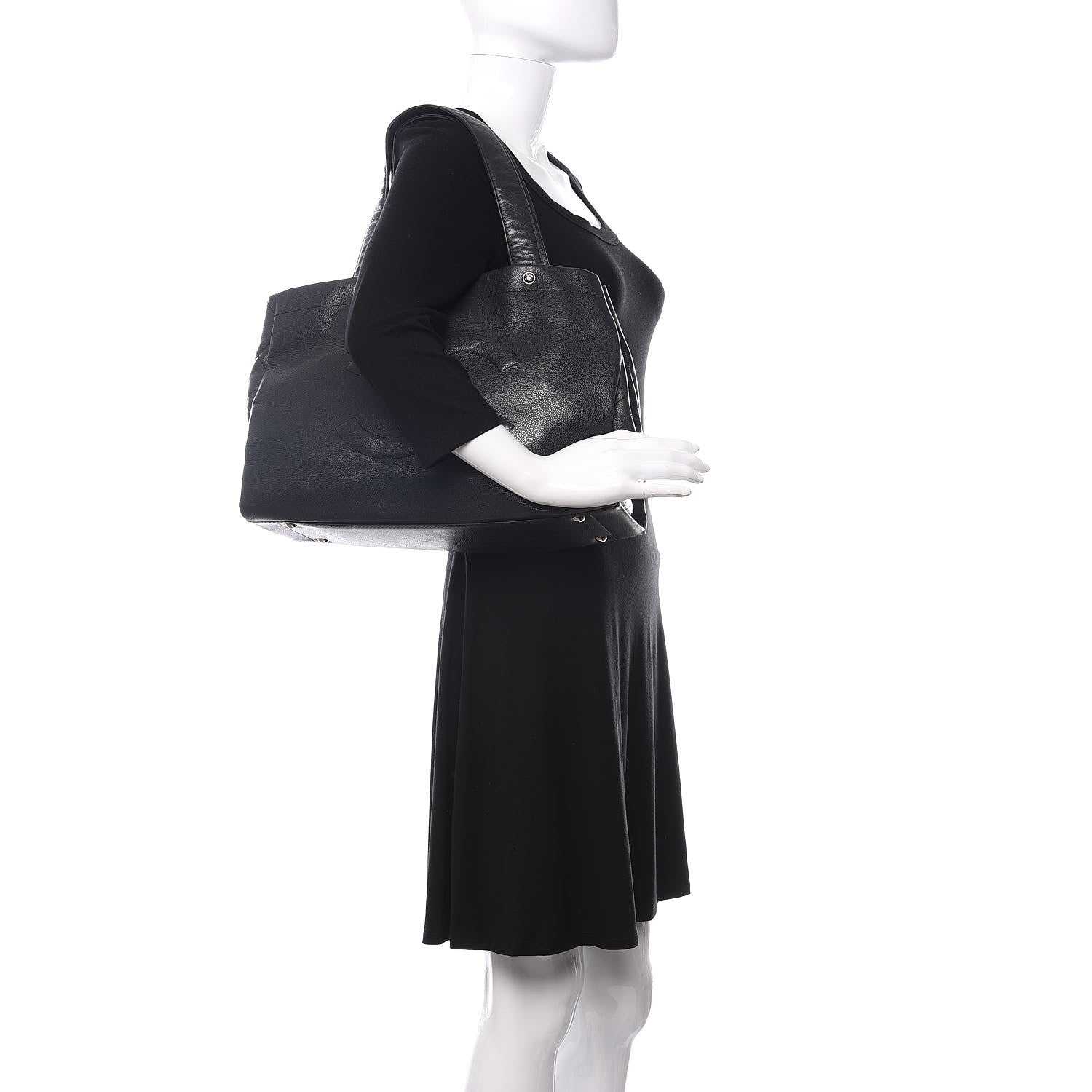 Chanel Caviar Executive Cerf Shopper Tote Black 2 of 11