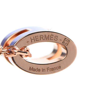 Hermes Rose Gold Mini Pop H Pendant Necklace Lilas 7 of 8