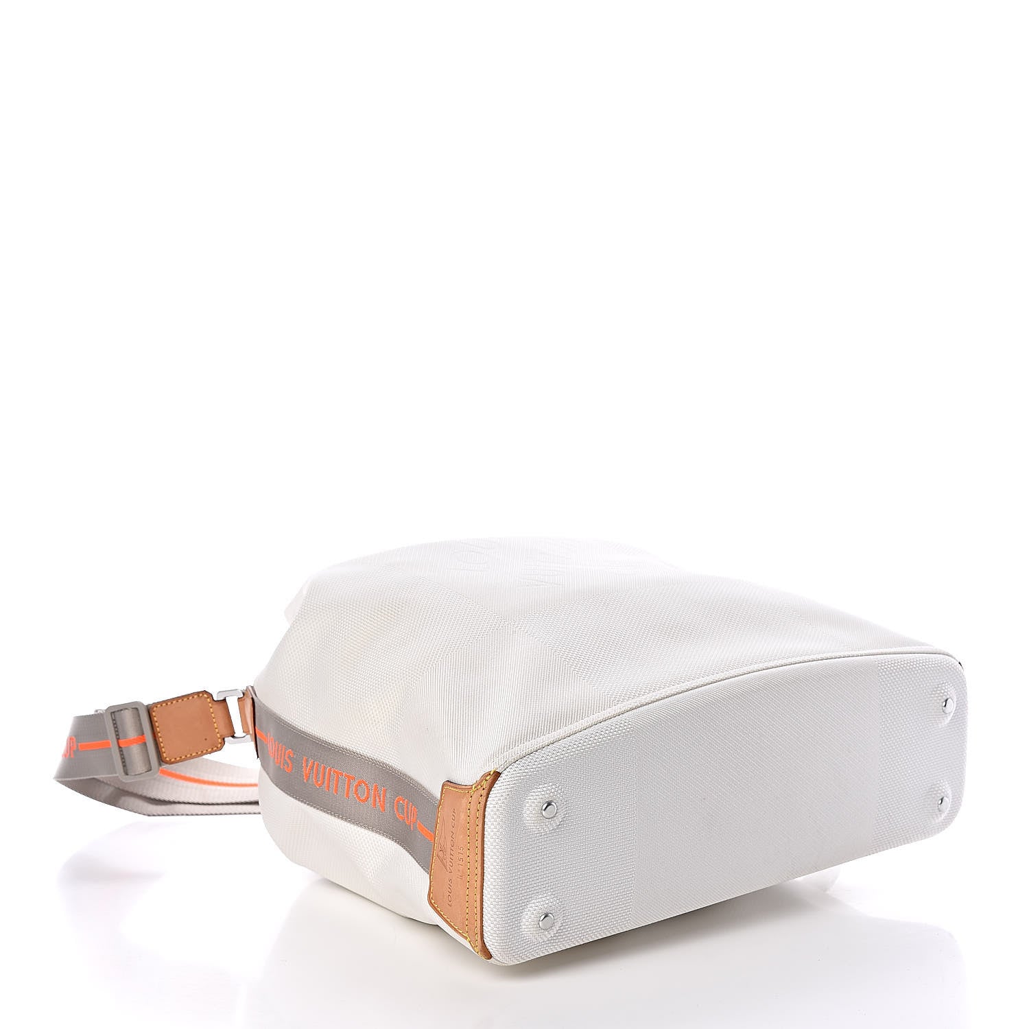 Louis Vuitton Damier Geant Americas Cup Volunteer Bag White 4 of 9