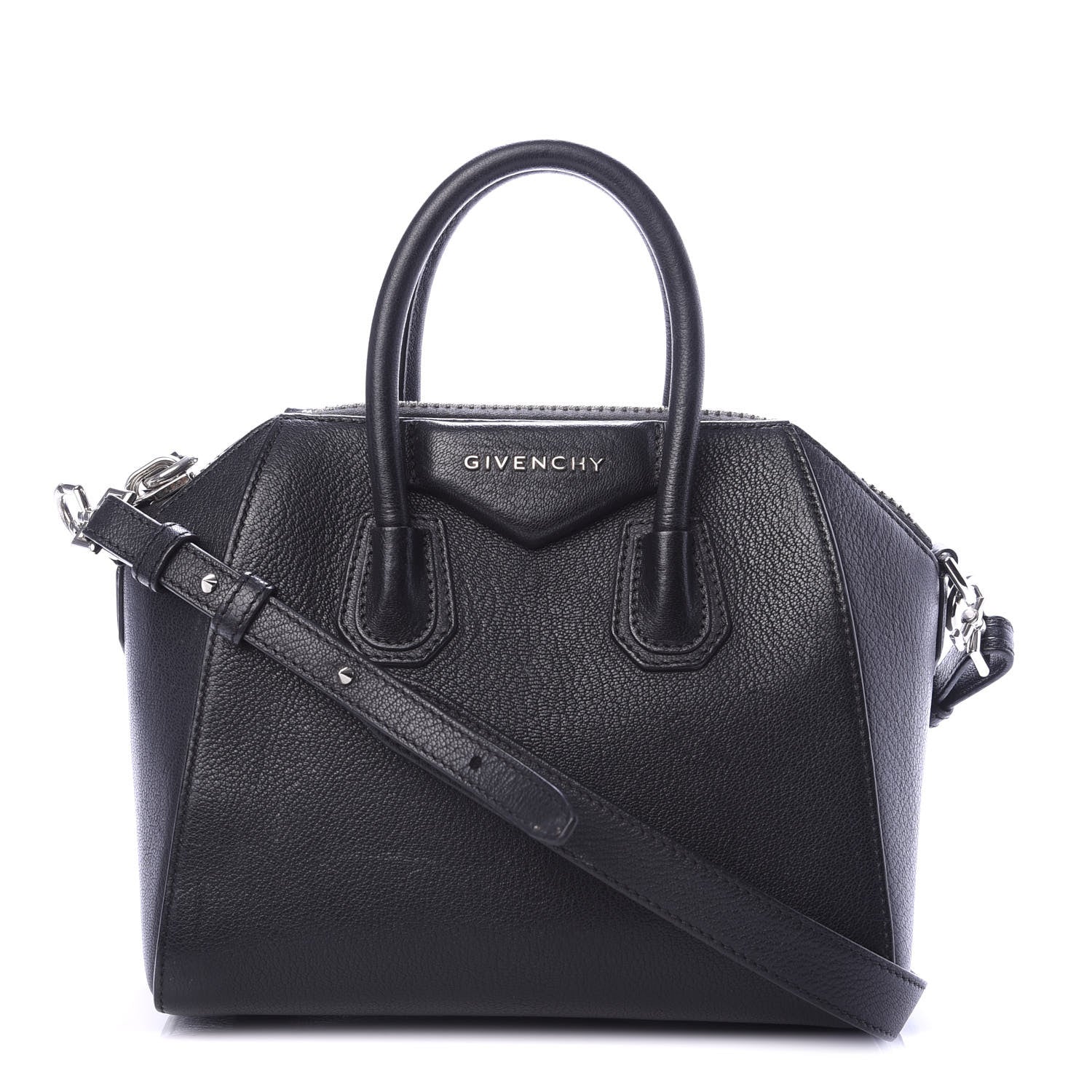 Givenchy Sugar Goatskin Mini Antigona Black 1 of 9