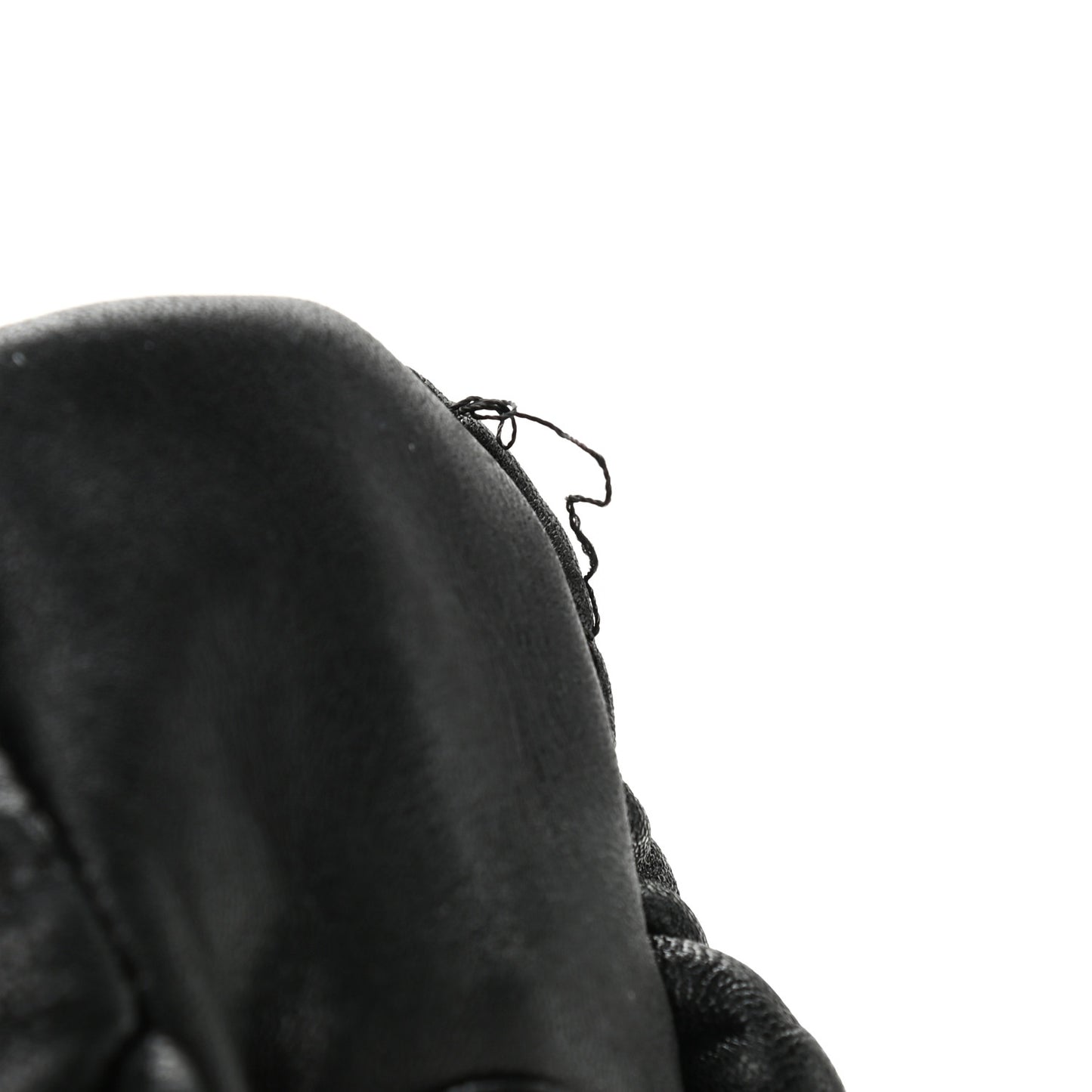 Quilted Lambskin Hidden Chain Hobo Black