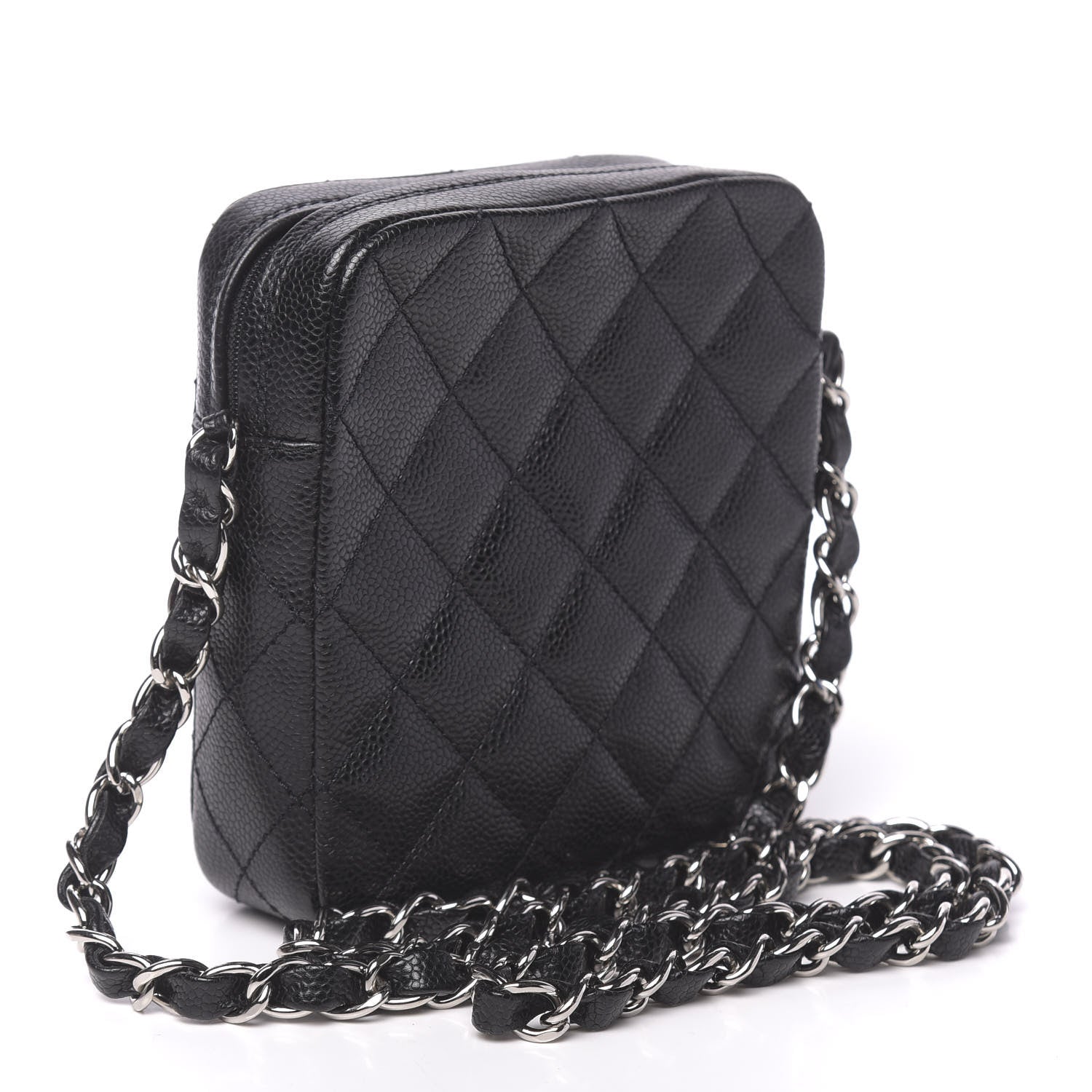 Chanel Caviar Quilted Camera Case Crossbody Bag Black 3 of 11