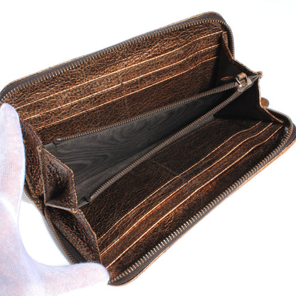 Bottega Veneta Cervo Zip Around Wallet Rame Ossidato 4 of 7