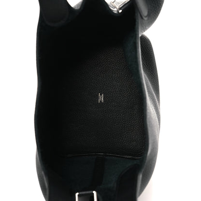 Hermes Taurillon Clemence Picotin Lock 22 MM Black 5 of 9