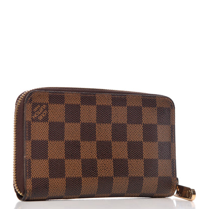 Louis Vuitton Damier Ebene Zippy Compact Wallet 3 of 9