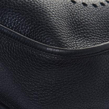Hermes Taurillon Clemence Evelyne III PM Black 10 of 12