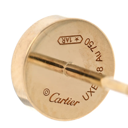 Cartier 18K Yellow Gold LOVE Earrings 4 of 5