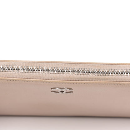 Chanel Caviar Sevruga Zip Around Wallet Pink 11 of 16