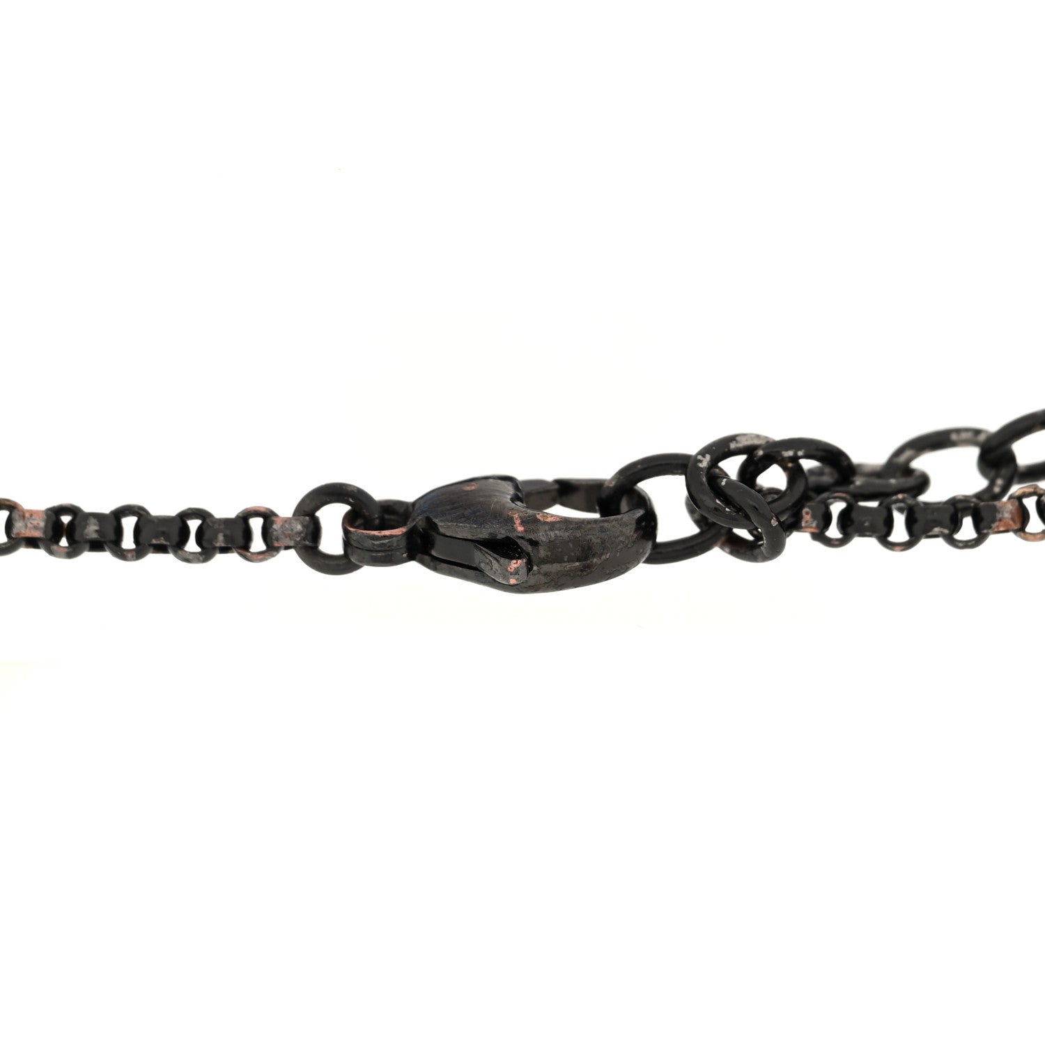 Louis Vuitton Metal Enamel Monogram Party Bracelet Black Multicolor 4 of 5