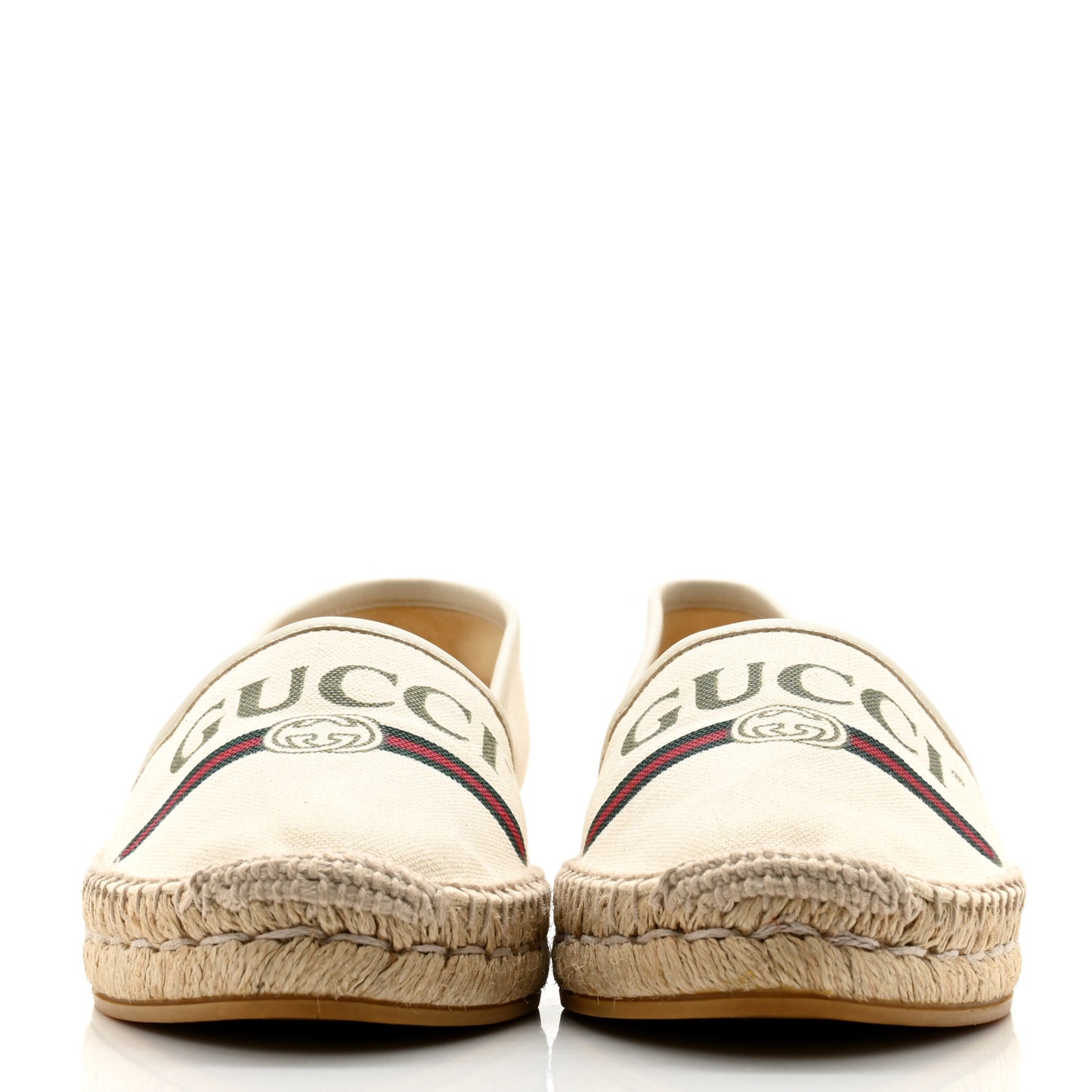 Canvas Logo Espadrilles 39 Greggio 39.5 White