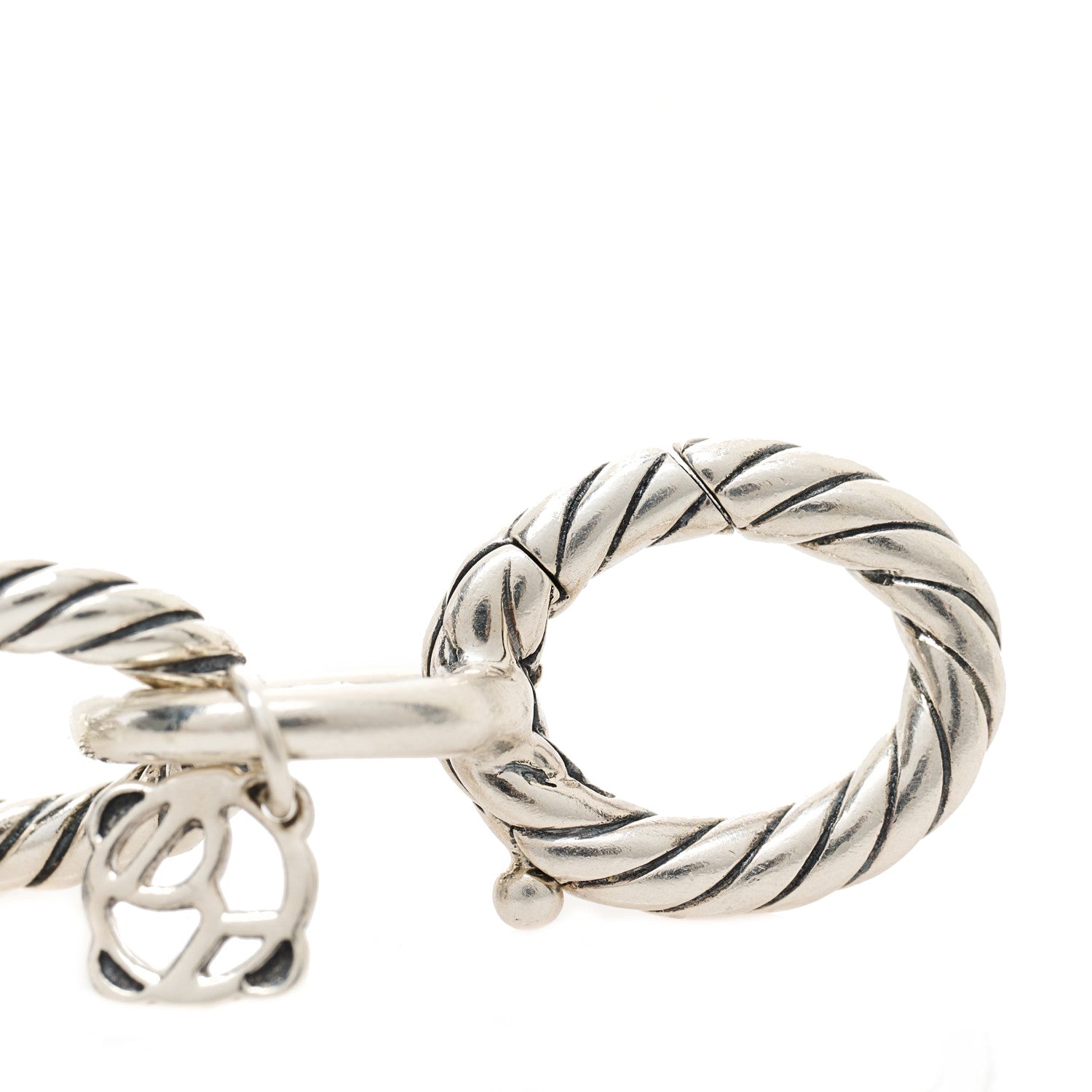 David Yurman Sterling Silver 12mm Large Oval Link Bracelet 4 of 4