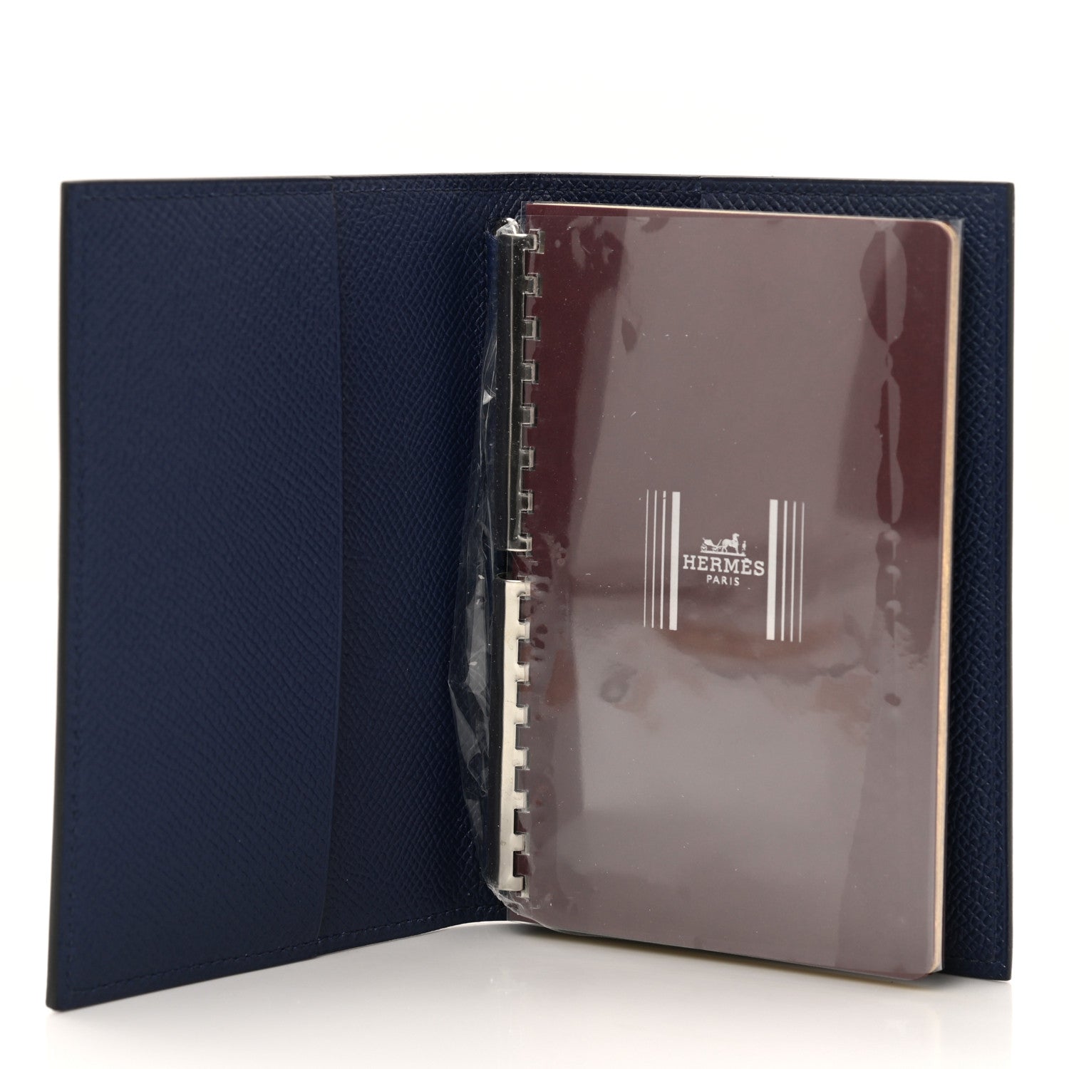 Hermes Epsom Casaque Couverture Agenda Cover GM Bleu Saphir Rose 4 of 6
