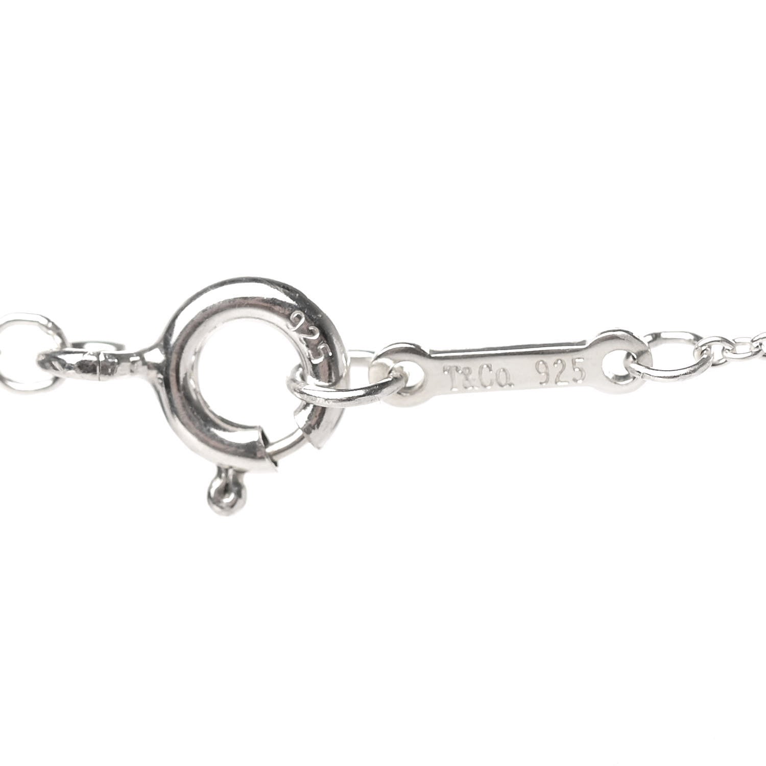 Tiffany Sterling Silver Paloma Picasso Dove Pendant Necklace 4 of 5