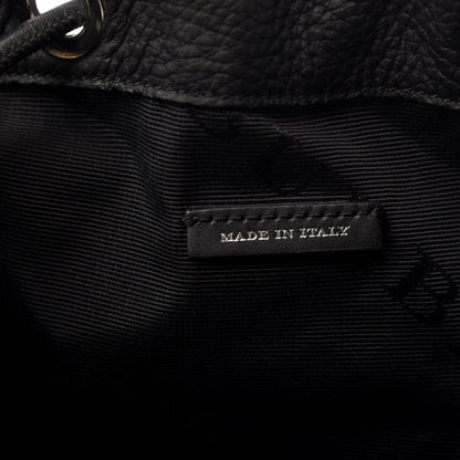 Burberry Deerskin Medium Rucksack Backpack Black 8 of 9