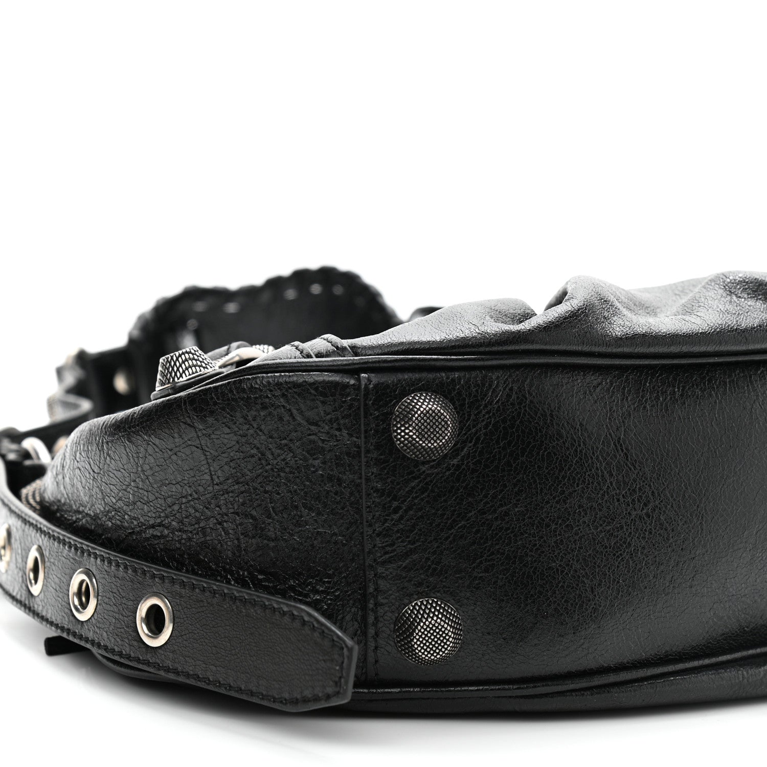 Balenciaga Agneau Arena Small Le Cagole Shoulder Bag Black 10 of 11