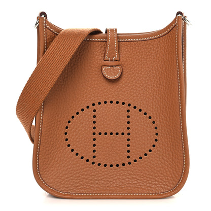 Hermes Taurillon Clemence Evelyne TPM Gold 1 of 11
