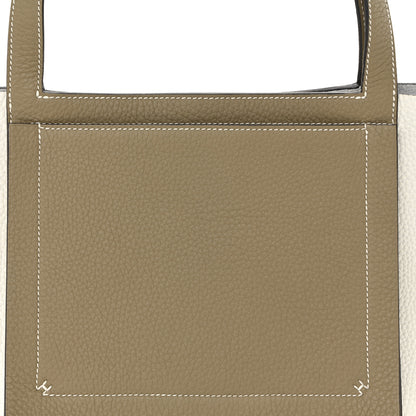 Hermes Taurillon Clemence Cabasellier 31 Mushroom Beige Marfa 7 of 11