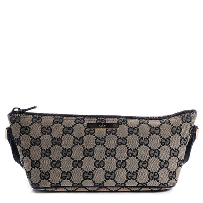 Gucci Monogram Boat Pochette Black 1 of 7