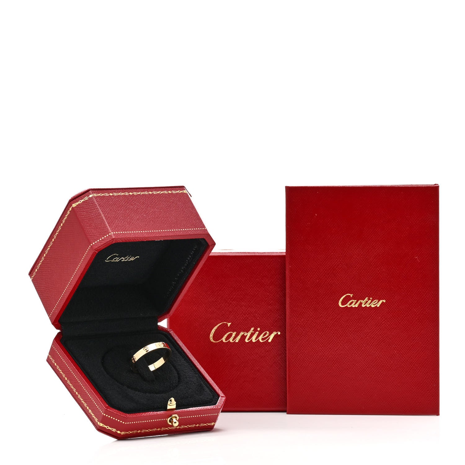 Cartier 18K Yellow Gold 3.5mm LOVE Wedding Band Ring 63 10.25 7 of 7