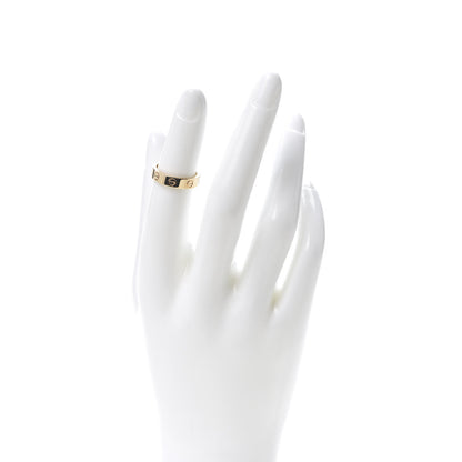 Cartier 18K Yellow Gold Diamond 4mm LOVE Wedding Band Ring 48 4.5 2 of 4