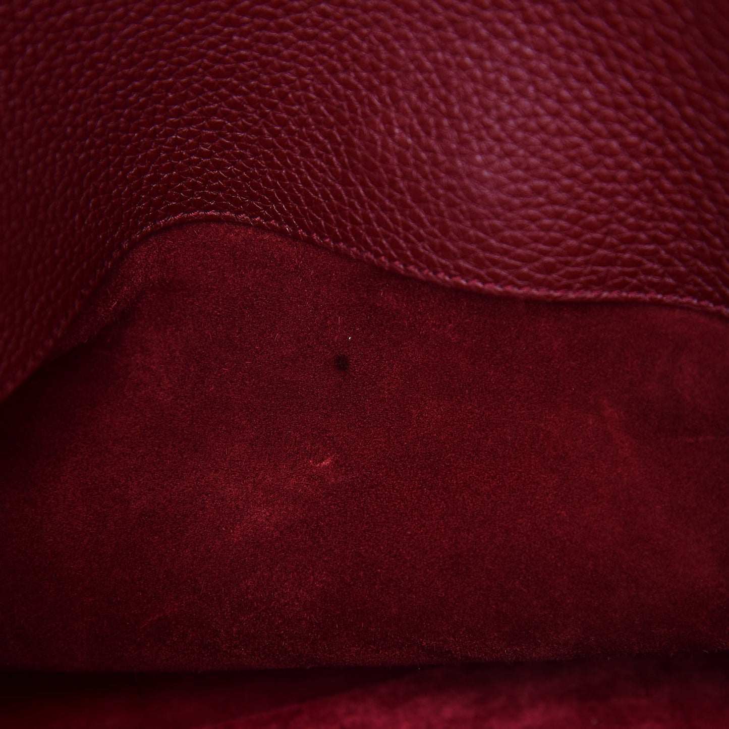 Grained Calfskin Small Supple Sac De Jour Dark Pallisandre