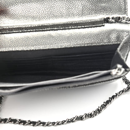 Chanel Caviar Timeless CC Wallet On Chain WOC Black 4 of 11