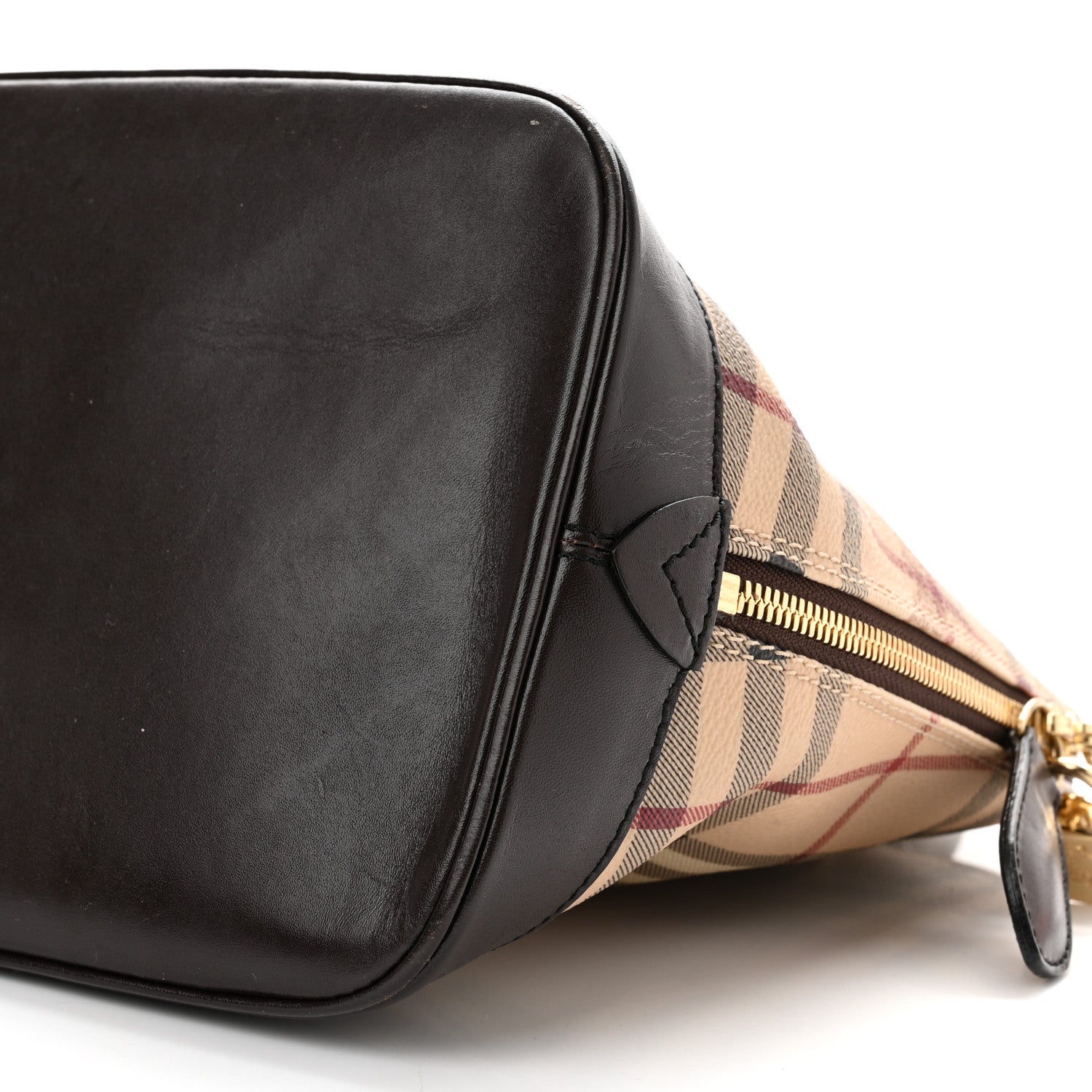 Burberry Haymarket Check Picadilly Bowler Brown 11 of 11