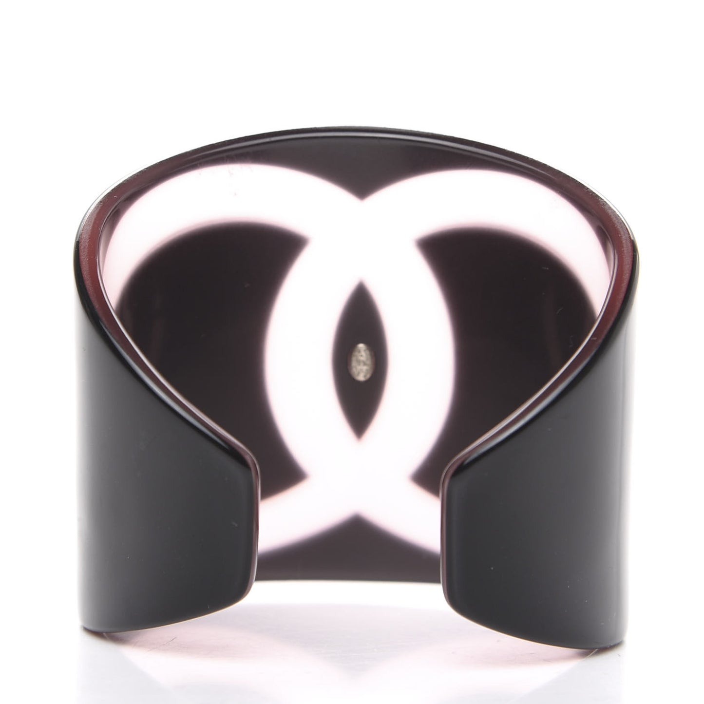 Resin CC Wide Cuff Black Pink