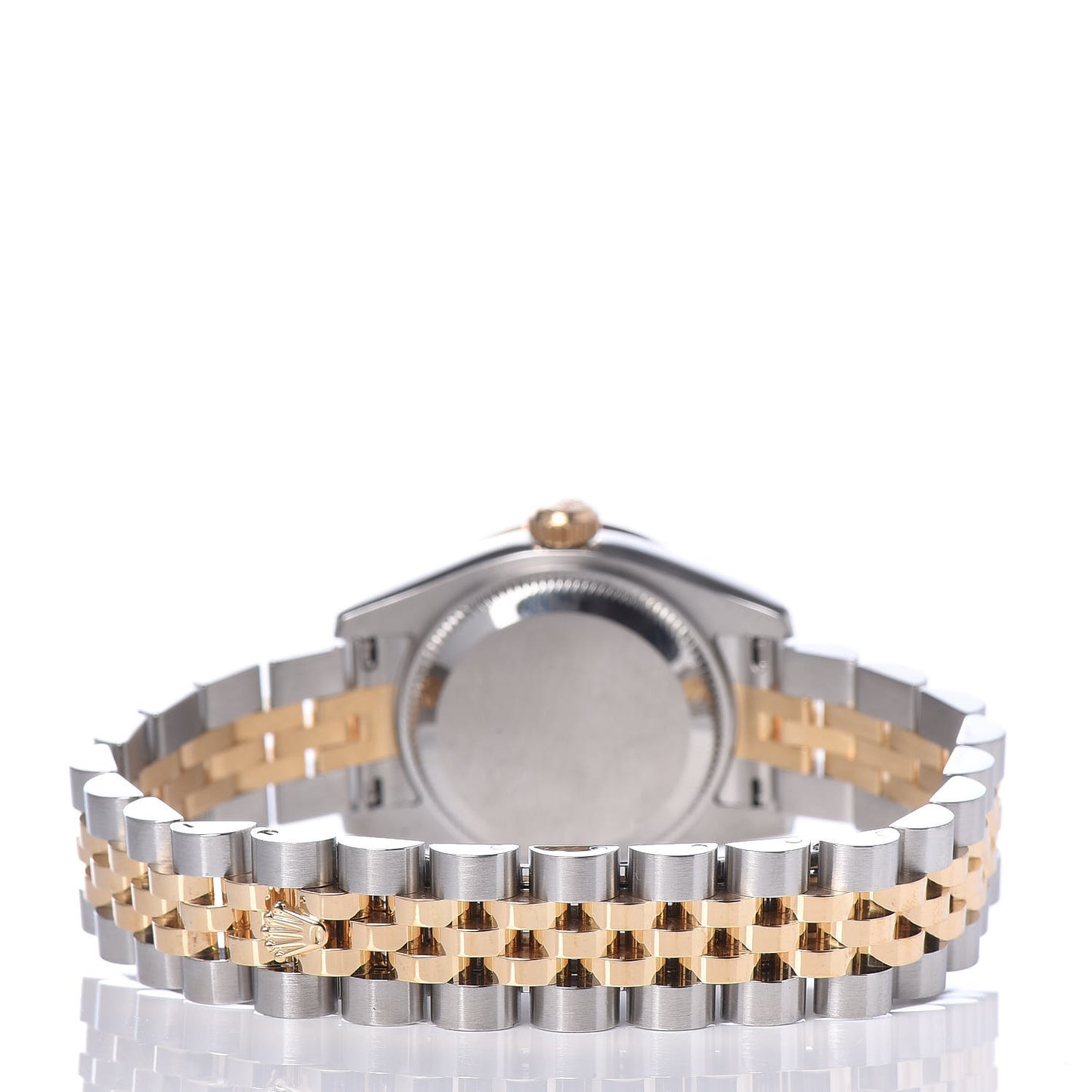 Stainless Steel 18K Yellow Gold Diamond 26mm Oyster Perpetual Datejust Watch Champagne 179313